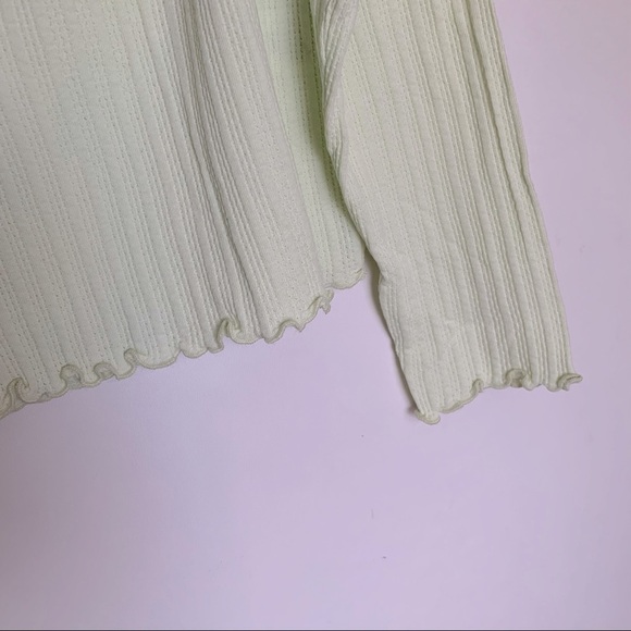 Nordstrom BP Henley Crop Top, Women's Size XXL, Long Sleeve - Picture 5 of 6